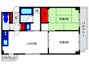 フェリーチェ豊中の物件間取画像